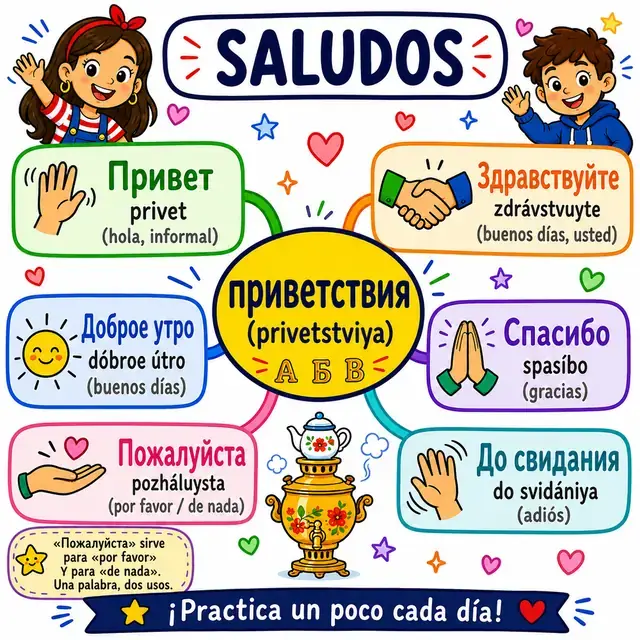 Mapa mental: Saludos